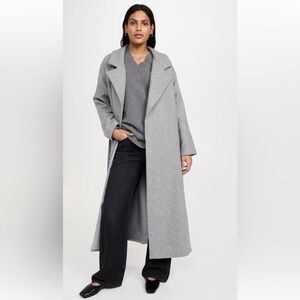 Line & Dot Damson Wool Coat
